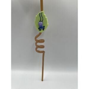 Vintage 90’s Mulan Cri-Kee Straw With Toppers by Applause NEW
